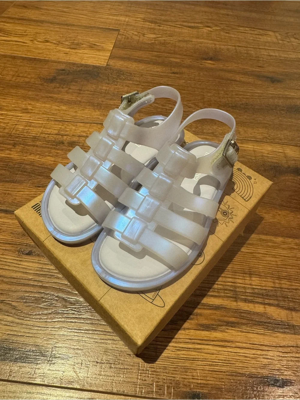 New- Mini Melissa Jelly Sandals size 9